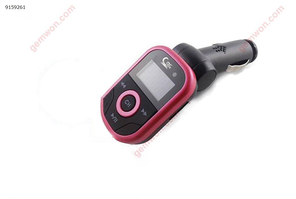 FM Transmitter Car Wireless USB Charger Bluetooth Radio Adapter Mp3 Player Kit （Pink） Car Appliances VZ302