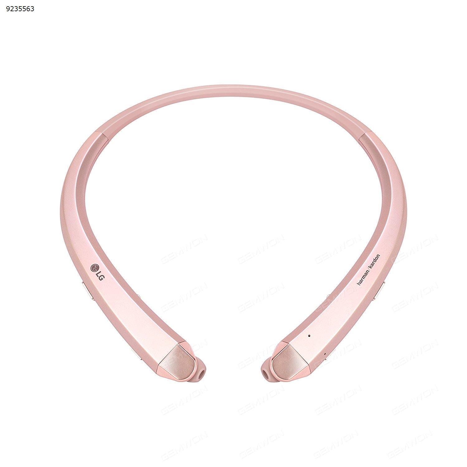 Bluetooth Headset, Wireless Neckband Sports Headphones with Retractable Earbuds, Bluetooth Sweatproof 4.1 Stereo Earphones Built-in Mic,Handsfree Calling Bluetooth Devices（Rosegold） Headset HBS-910