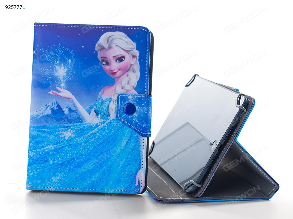 7 inches Tablet case ,Universal model, with cartoons,The princess in the ice . Case N/A