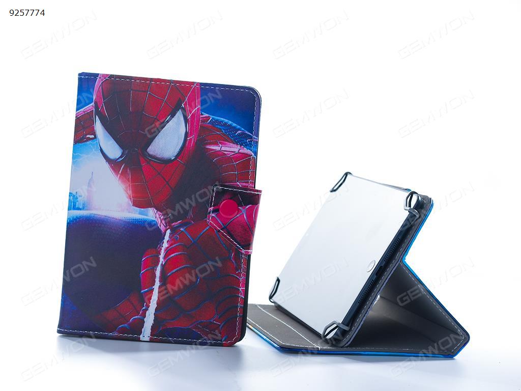 7 inches Tablet case ,Universal model, with cartoons ，spiderman ，Blue. Case N/A