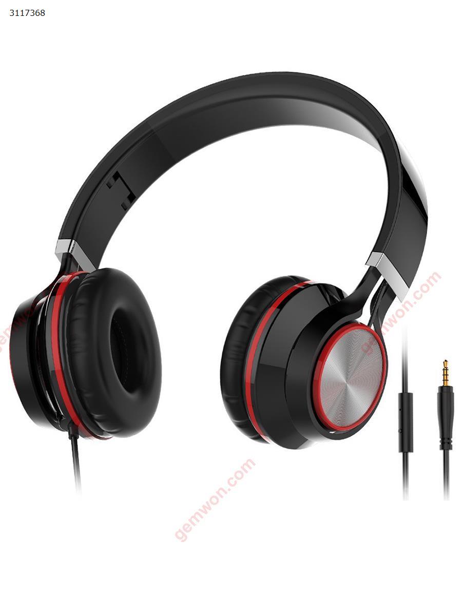 SF-SH015IP Wired headset，sports folding headset line control Wired headset，black Headset SF-SH015IP WIRED HEADSET