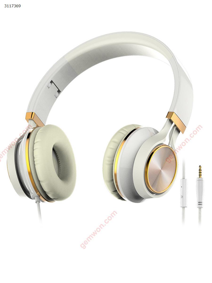 SF-SH015IP Wired headset，sports folding headset line control Wired headset，white Headset SF-SH015IP WIRED HEADSET