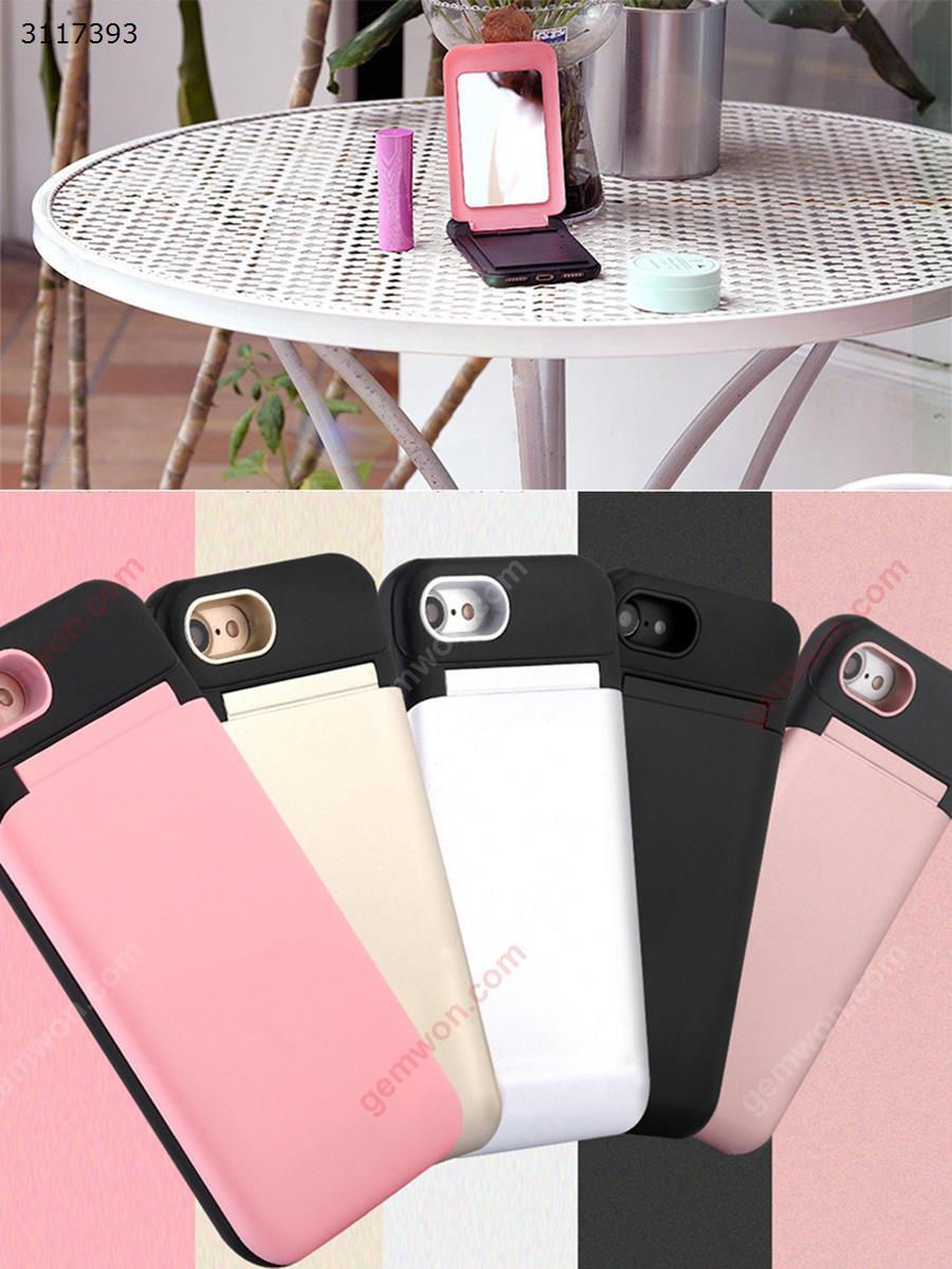 iphone 6 plus Cooling mirror card cell phone shell, Heat dissipation of a mirror card bracket, Rose Gold Case iphone 6 plus Cooling mirror card cell phone shell