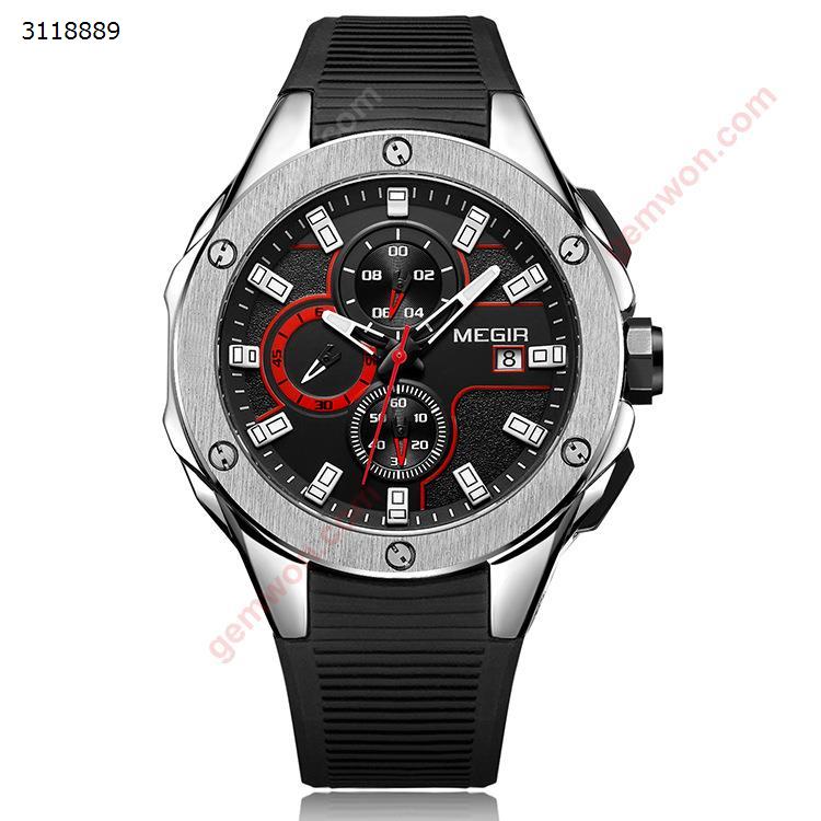 2053G Watch，Multi-function timing sports watch，Wear-resistant Crystal mirror，silver Smart Wear 2053G Watch