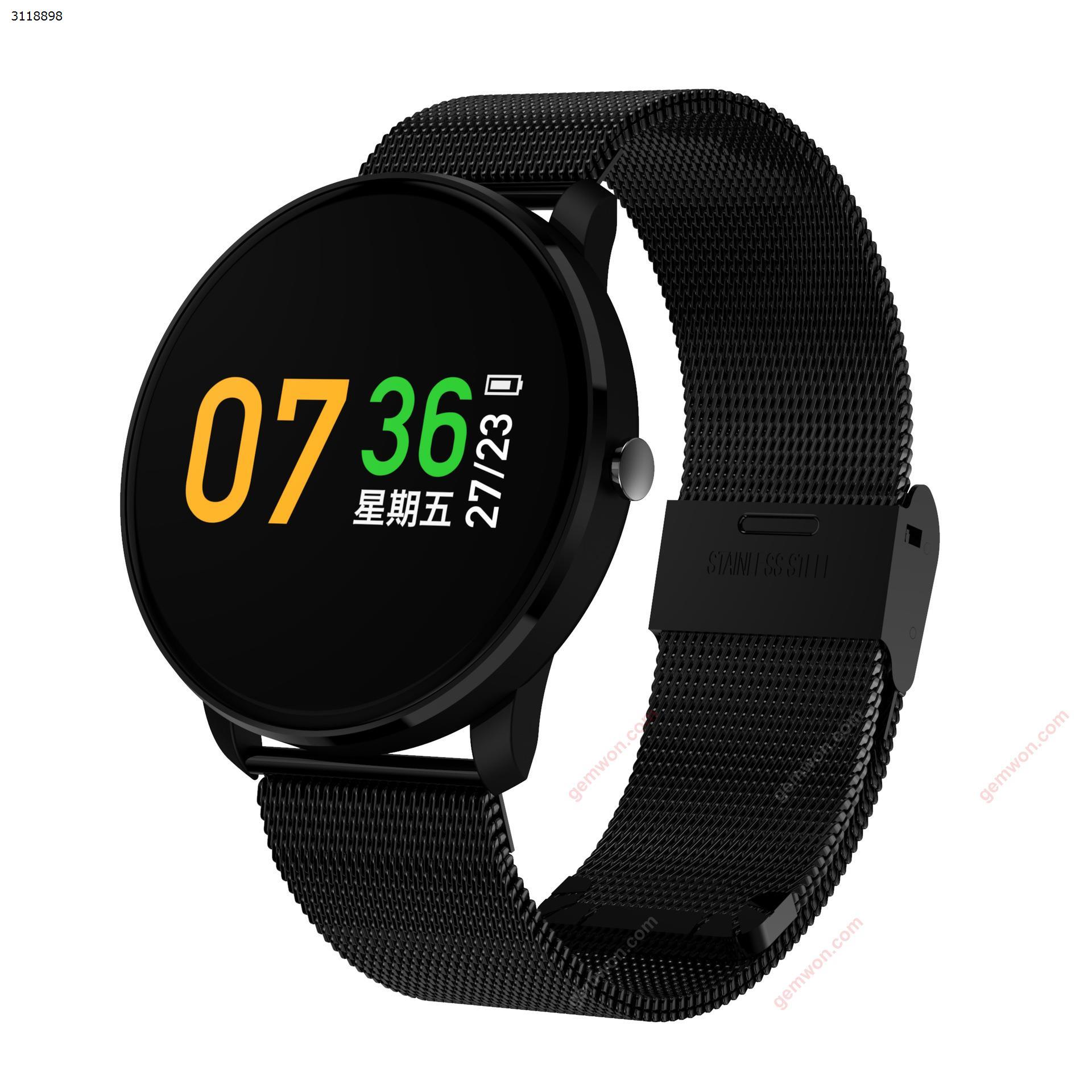 CF007s smart watch，Waterproof heart rate blood pressure Colorful sport bracelet，black Smart Wear CF007s