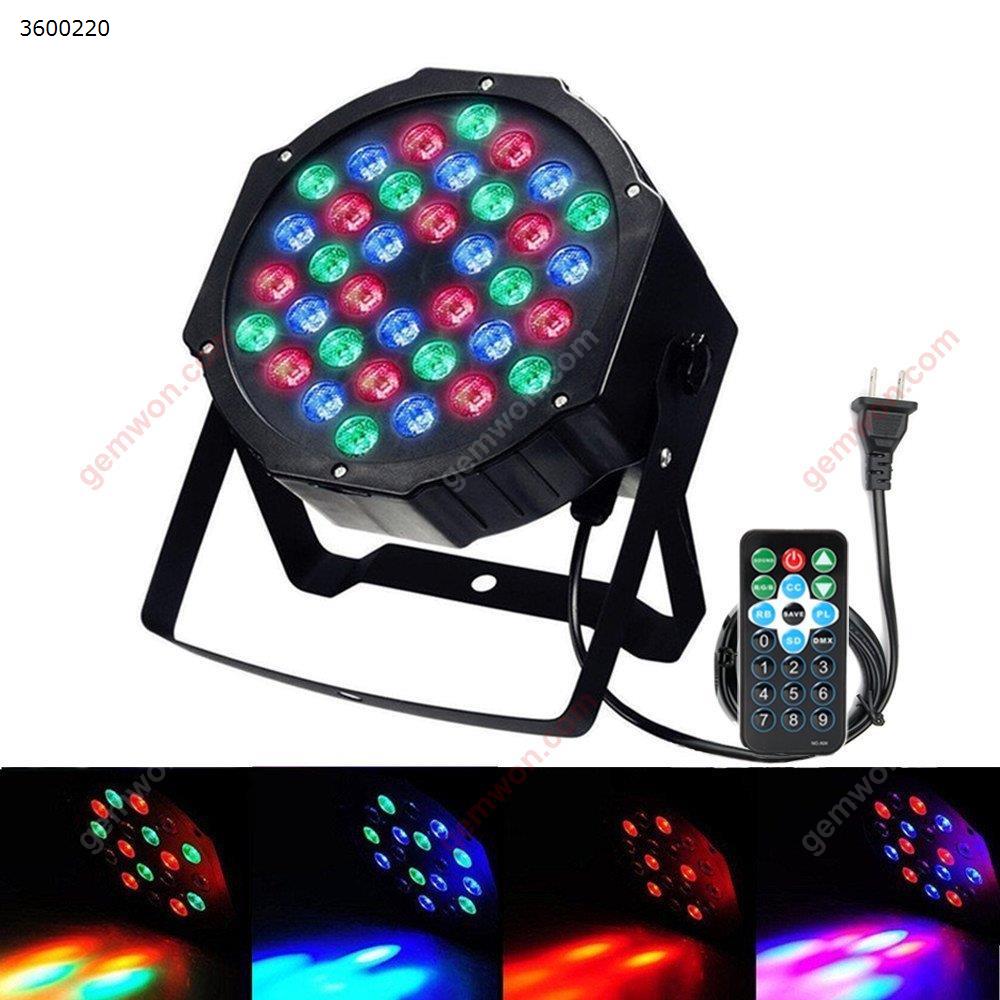 LED full color par light 36 beads performance cast light（Pa-36）a variety of modes, can adapt to different occasions，European regulations Decorative light Pa-36