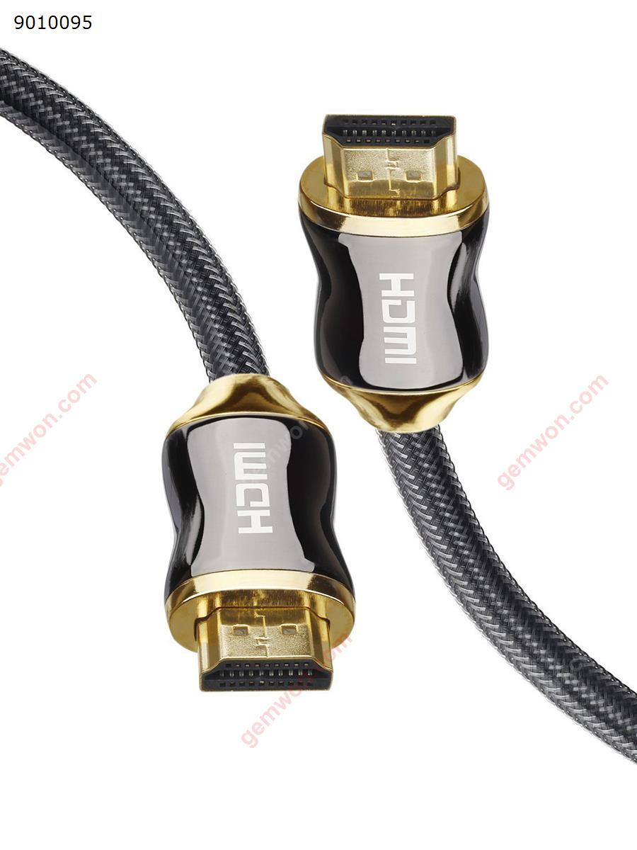 HDMI HDMI new 2.0 version of the metal HDMI cable,2M , Black Audio & Video Converter HDMI-HDMI