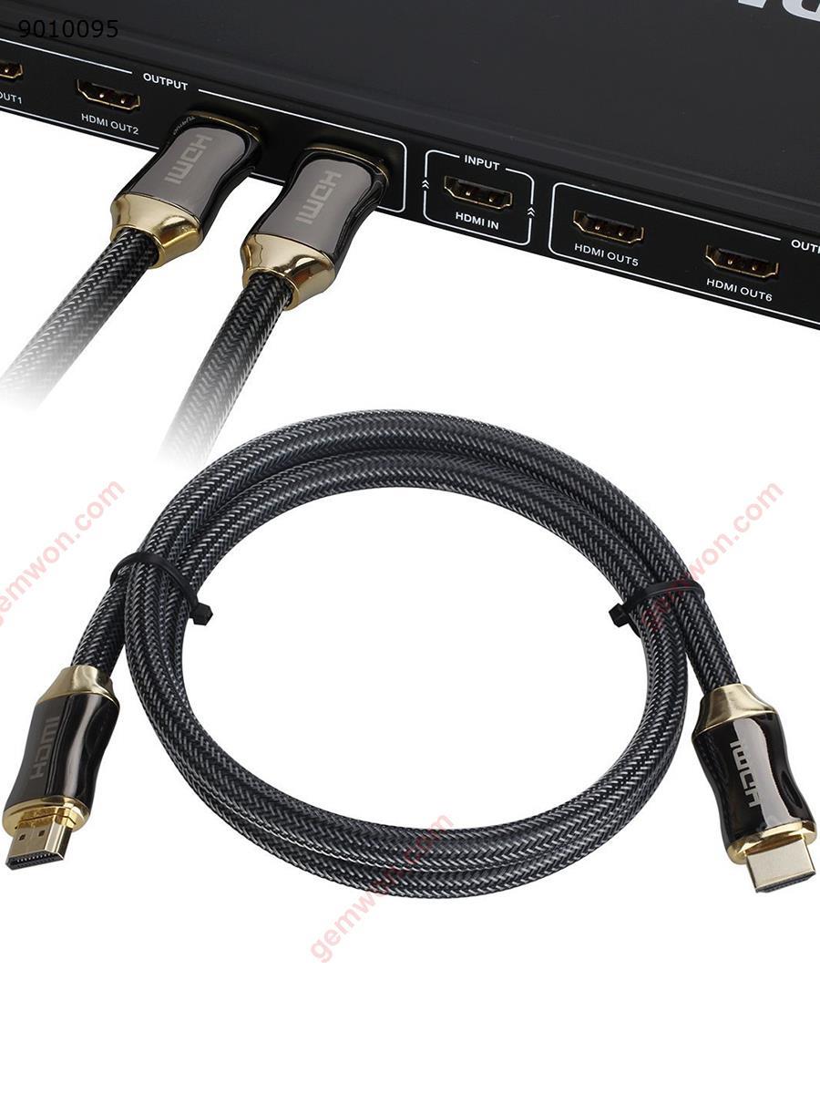 HDMI HDMI new 2.0 version of the metal HDMI cable,2M , Black Audio & Video Converter HDMI-HDMI