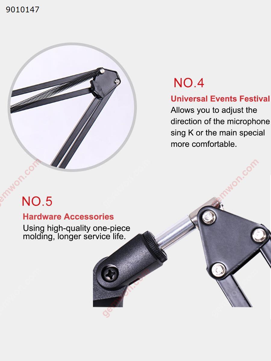 35 cantilever microphone can be telescoped and movable support.White Bluetooth Speakers N/A