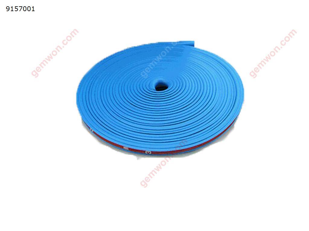 Car Wheel Hub Rim Trim Tire Ring Guard Rubber Strip Protector Decor（8M, blue） Autocar Decorations 08068