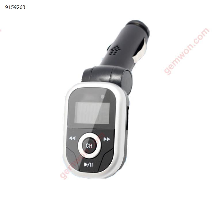 FM Transmitter Car Wireless USB Charger Bluetooth Radio Adapter Mp3 Player Kit （Silver） Car Appliances VZ302