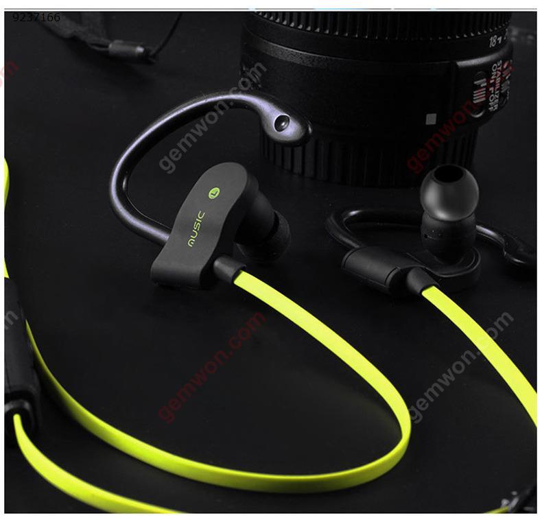 Bluetooth Sports Headphones, Ubit Sweatproof Wireless Bluetooth Headset V4.1 Stereo Earphone Microphone In-Ear Noise Canceling Headphone (Black) Headset 56S