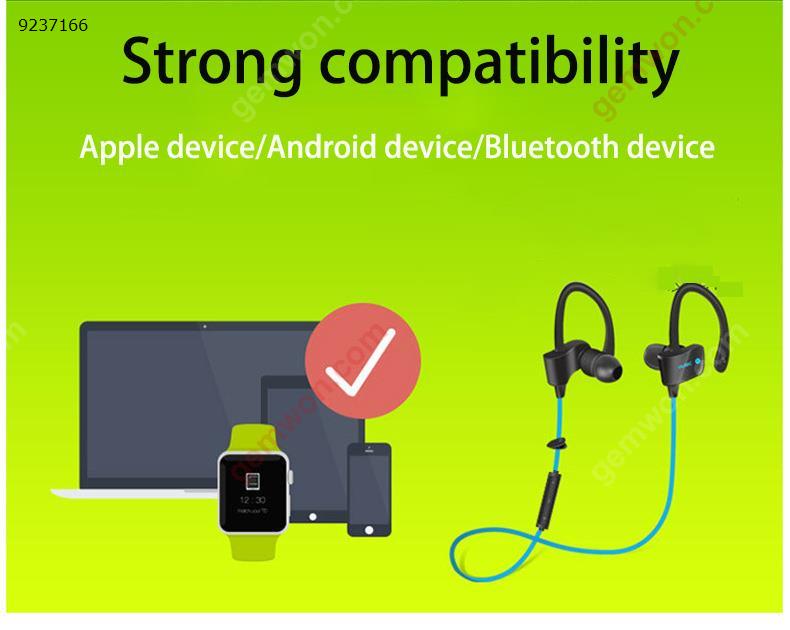 Bluetooth Sports Headphones, Ubit Sweatproof Wireless Bluetooth Headset V4.1 Stereo Earphone Microphone In-Ear Noise Canceling Headphone (Black) Headset 56S