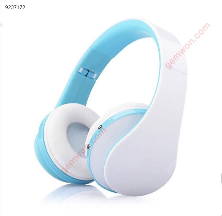 Wireless Bluetooth Headphones Wired Wired Universal Stereo with Microphone Subwoofer Headphones (White) Headset NX-8252