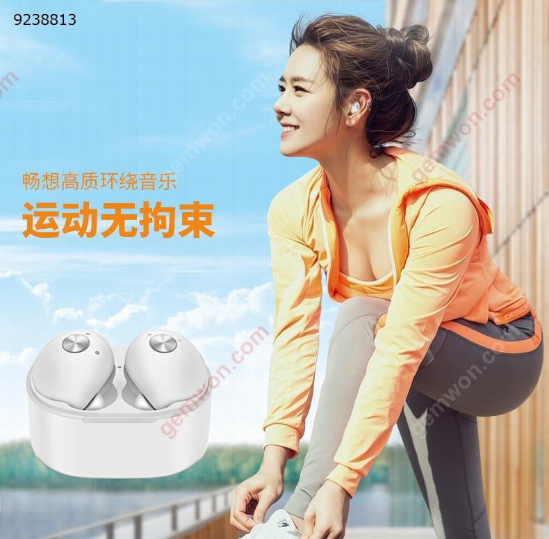 NEW  4.2 TWS IP010 In ear Earbuds with USB Chargers, Headset In-Ear Earphone with Mic white Headset IP010