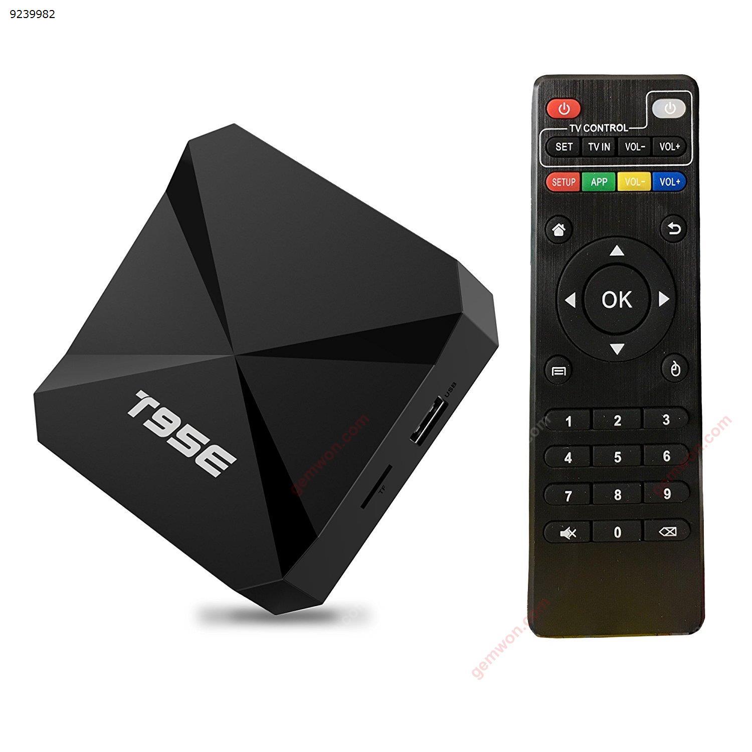 T95E Android TV Box with Android 6.0 RK3229 Quad Core TV Box 1GB/8GB suport HDMI H.265 Wifi 2.4GHz Smart TV Box T95E