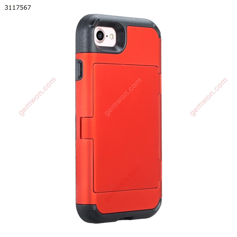 IPHONE X  Mirror insert mobile phone shell, Flip card for mobile phone protection shell,red Case IPHONE X MIRROR INSERT MOBILE PHONE SHELL