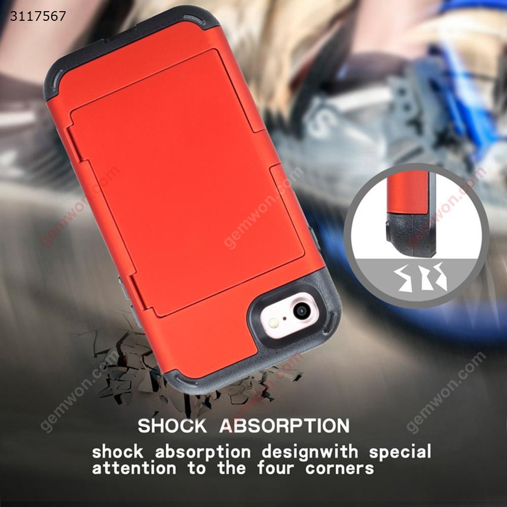 IPHONE X  Mirror insert mobile phone shell, Flip card for mobile phone protection shell,red Case IPHONE X MIRROR INSERT MOBILE PHONE SHELL