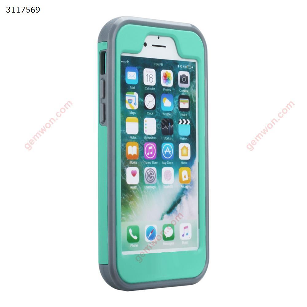 IPHONE X  Mirror insert mobile phone shell, Flip card for mobile phone protection shell,green Case IPHONE X MIRROR INSERT MOBILE PHONE SHELL