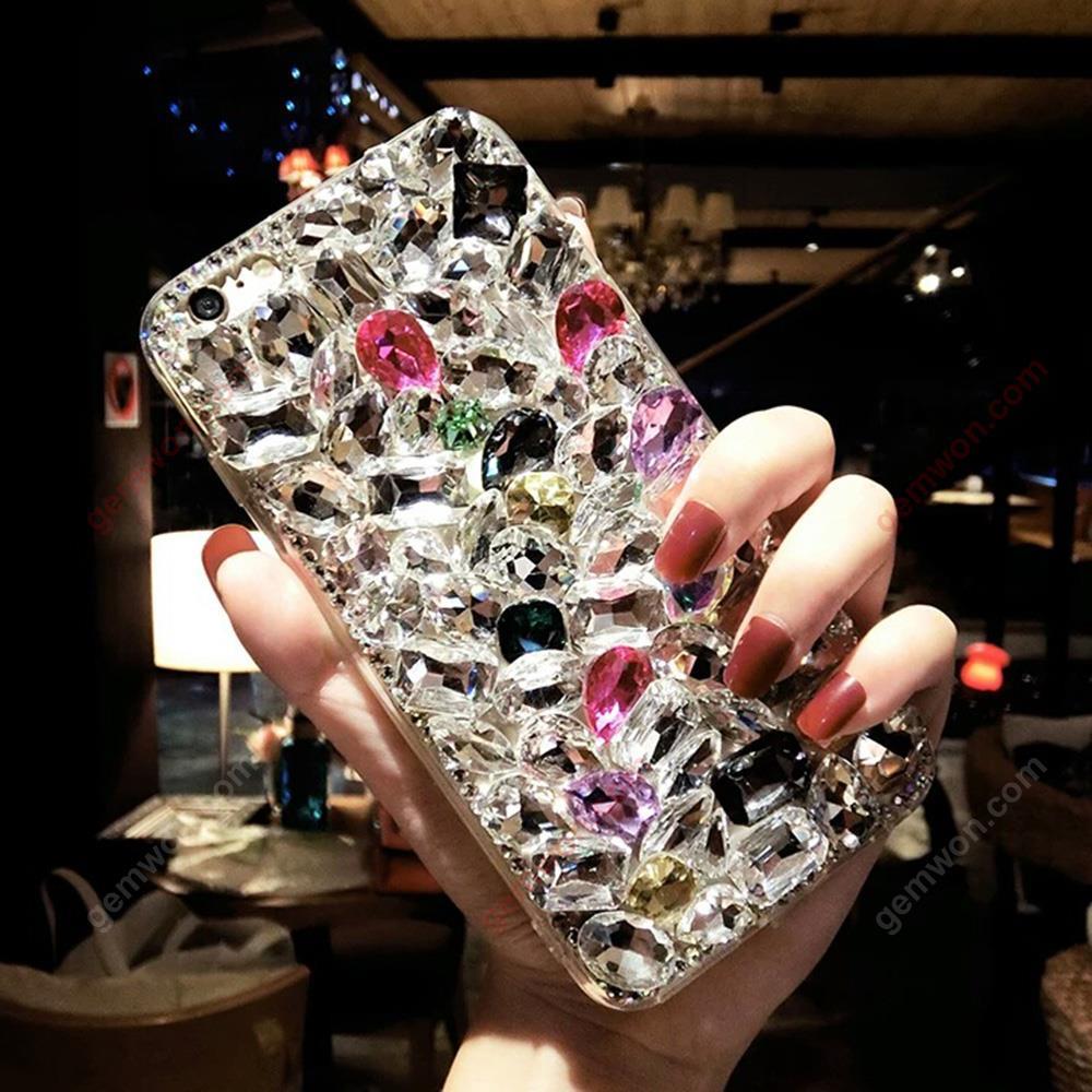 iphone6 plus Gems Mobile Shell，All inclusive Diamond phone case，Colorful Case iphone6 plus Gems Mobile Shell