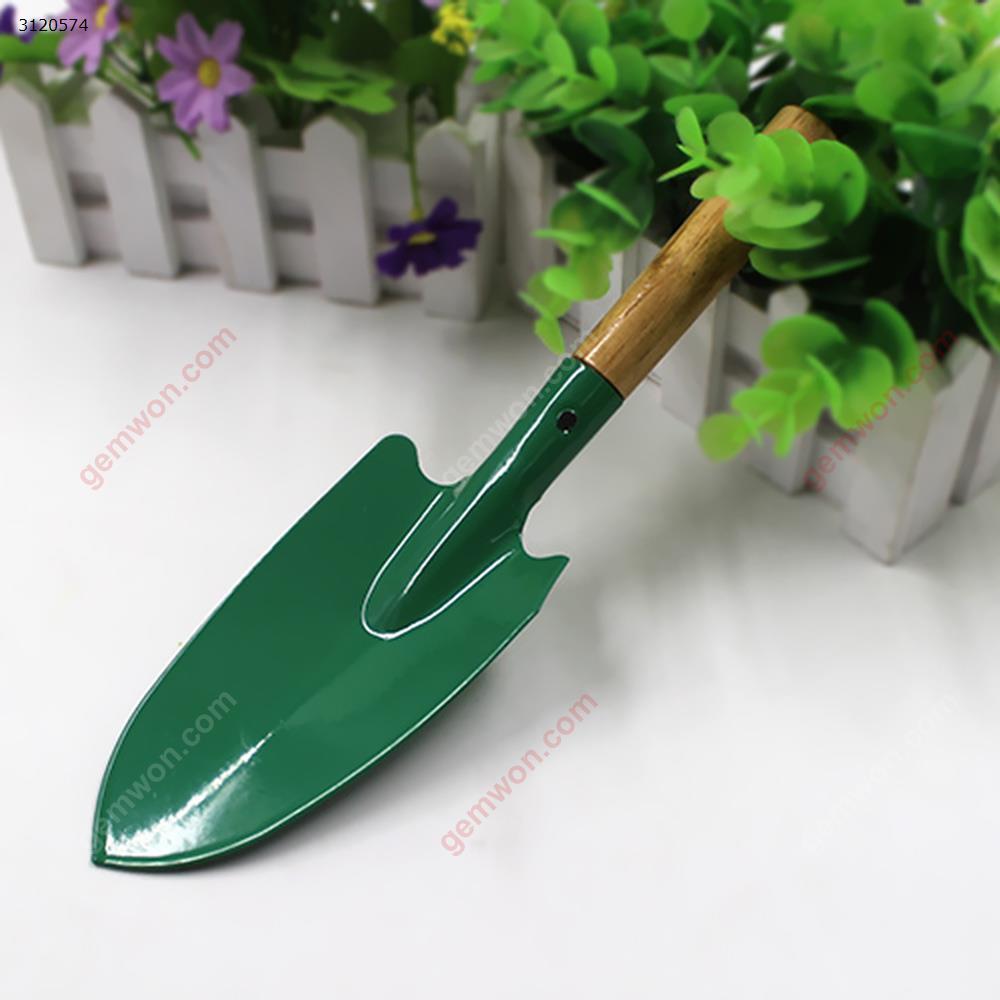 Outdoor Garden Wooden Handle Flower Scoop,Growing Flowers and Weeding Tools,Green Camping & Hiking N/A