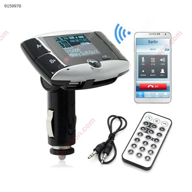 Bluetooth Car Kit FM Transmitter Modulator MP3 Player USB Charger 1.5