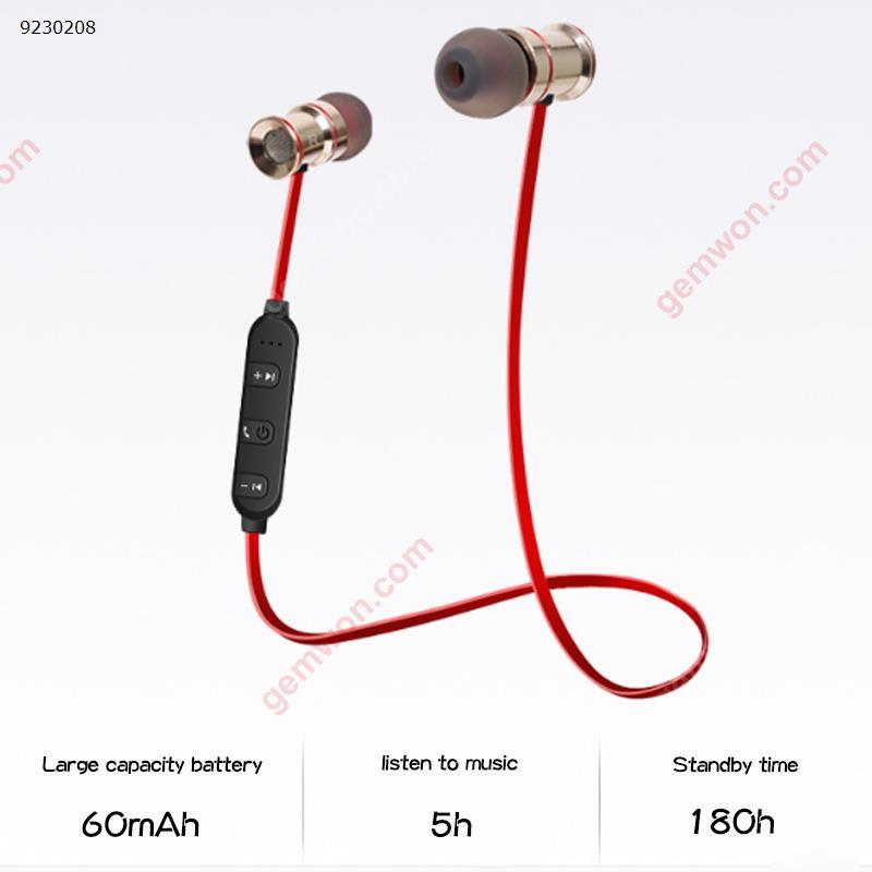 Metal magnetic suction Wireless Earphones In ear Headsets Sports Running Music Bluetooth Earphone Headset BT-E01