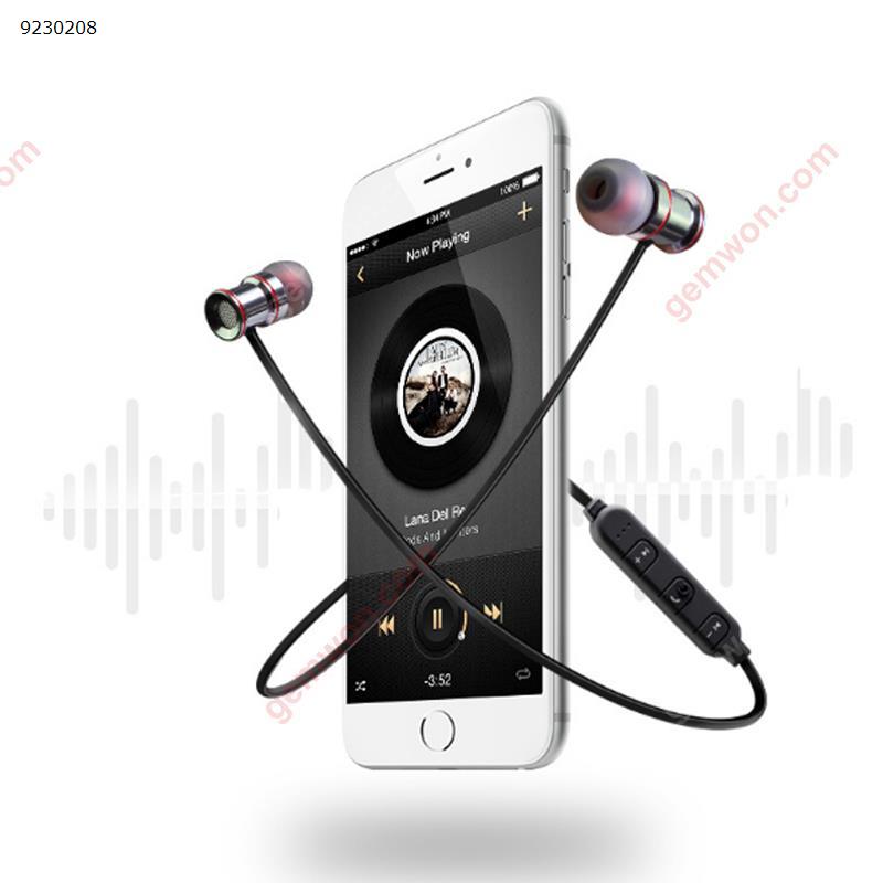 Metal magnetic suction Wireless Earphones In ear Headsets Sports Running Music Bluetooth Earphone Headset BT-E01