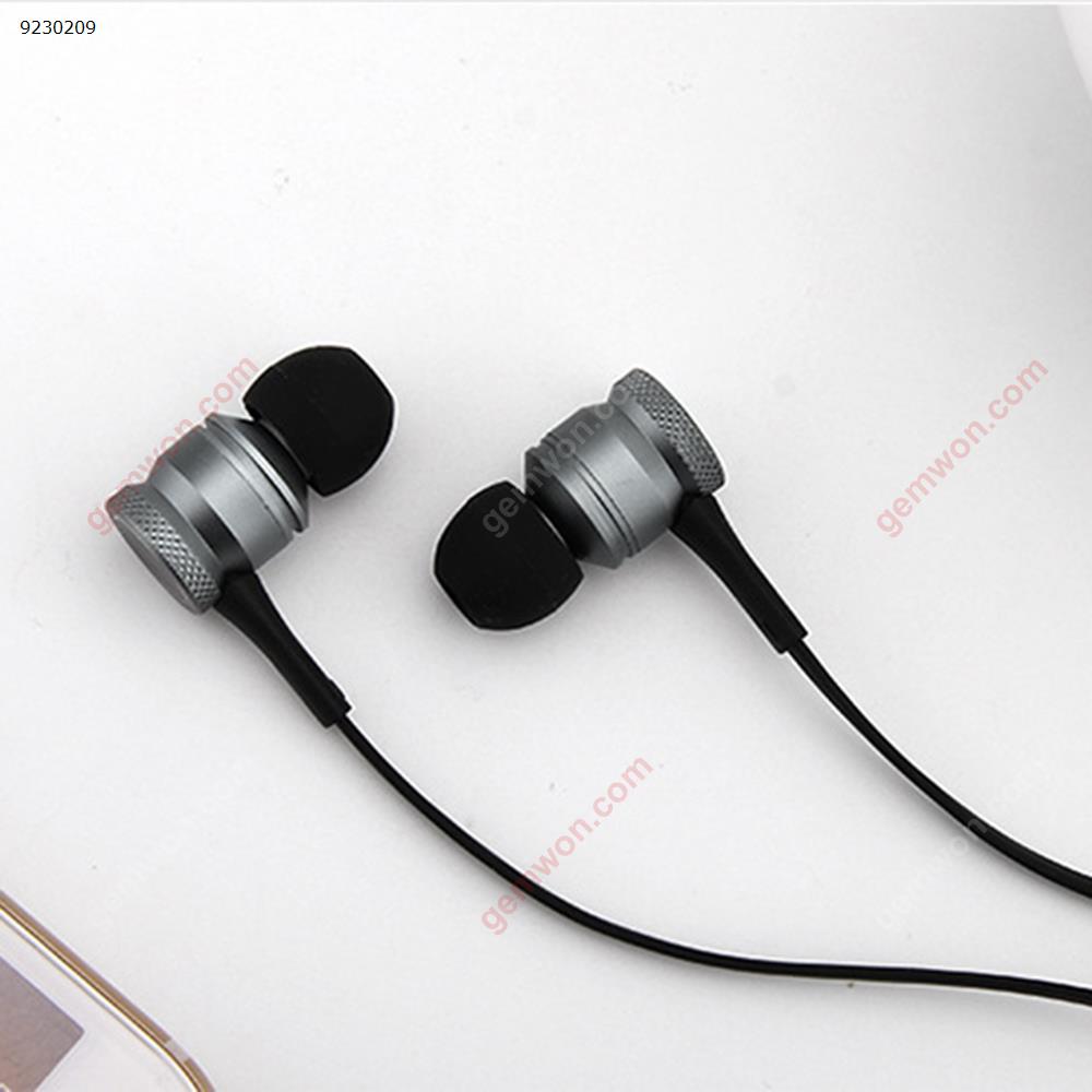 Wireless Bluetooth Earphone G3 Metal Magnetic headphones with mic Sport Bluetooth Headset Bilateral Stereo mini Earbuds(black) Headset G3