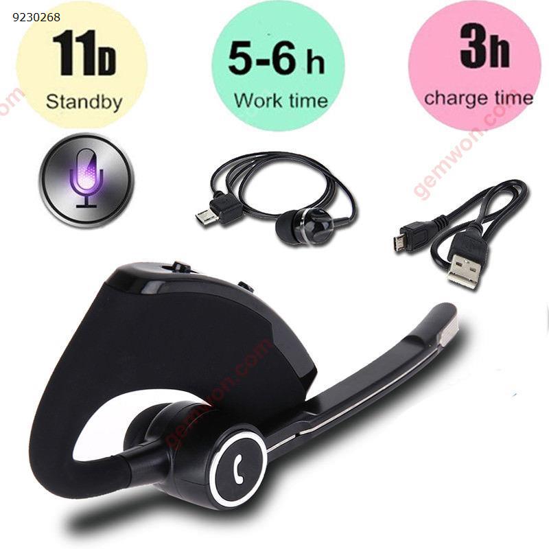 V8S Wireless Bluetooth V4.0 Headset Stereo In-ear Earphone with Call Mic Headset V8S