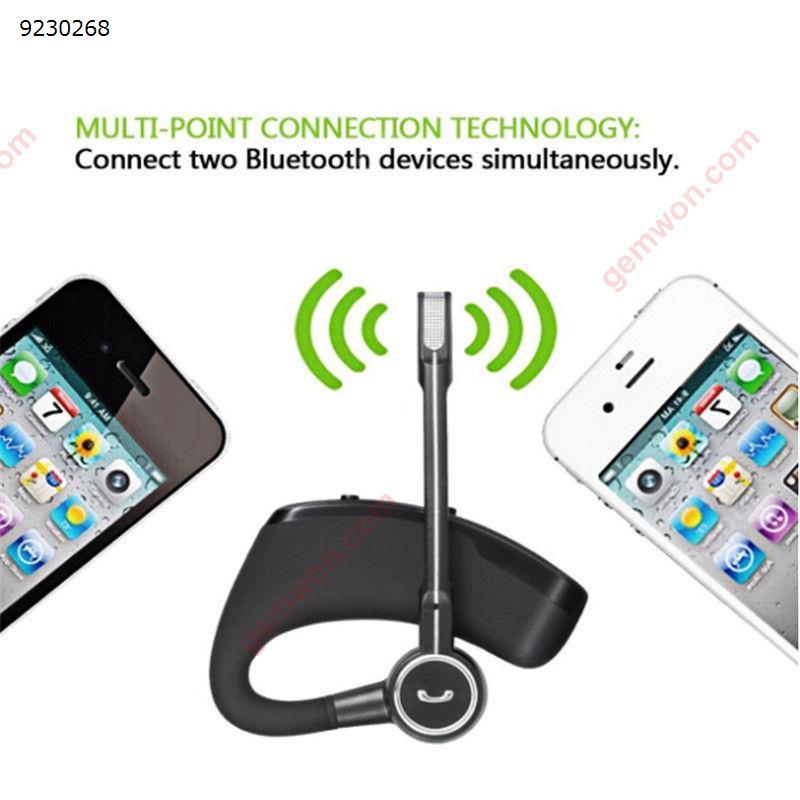 V8S Wireless Bluetooth V4.0 Headset Stereo In-ear Earphone with Call Mic Headset V8S