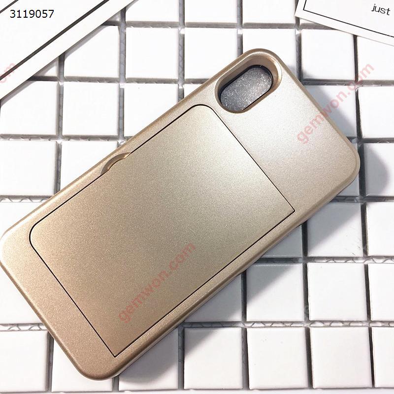 iphone6 plus Makeup phone case，Set makeup and mobile phone shell one，Makeup Artifact Cover，gold Case iphone6 plus Makeup phone case