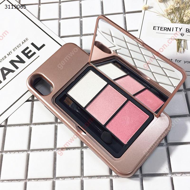 iphone6 plus Makeup phone case，Set makeup and mobile phone shell one，Makeup Artifact Cover，rose gold Case IPHONE6 PLUS MAKEUP PHONE CASE