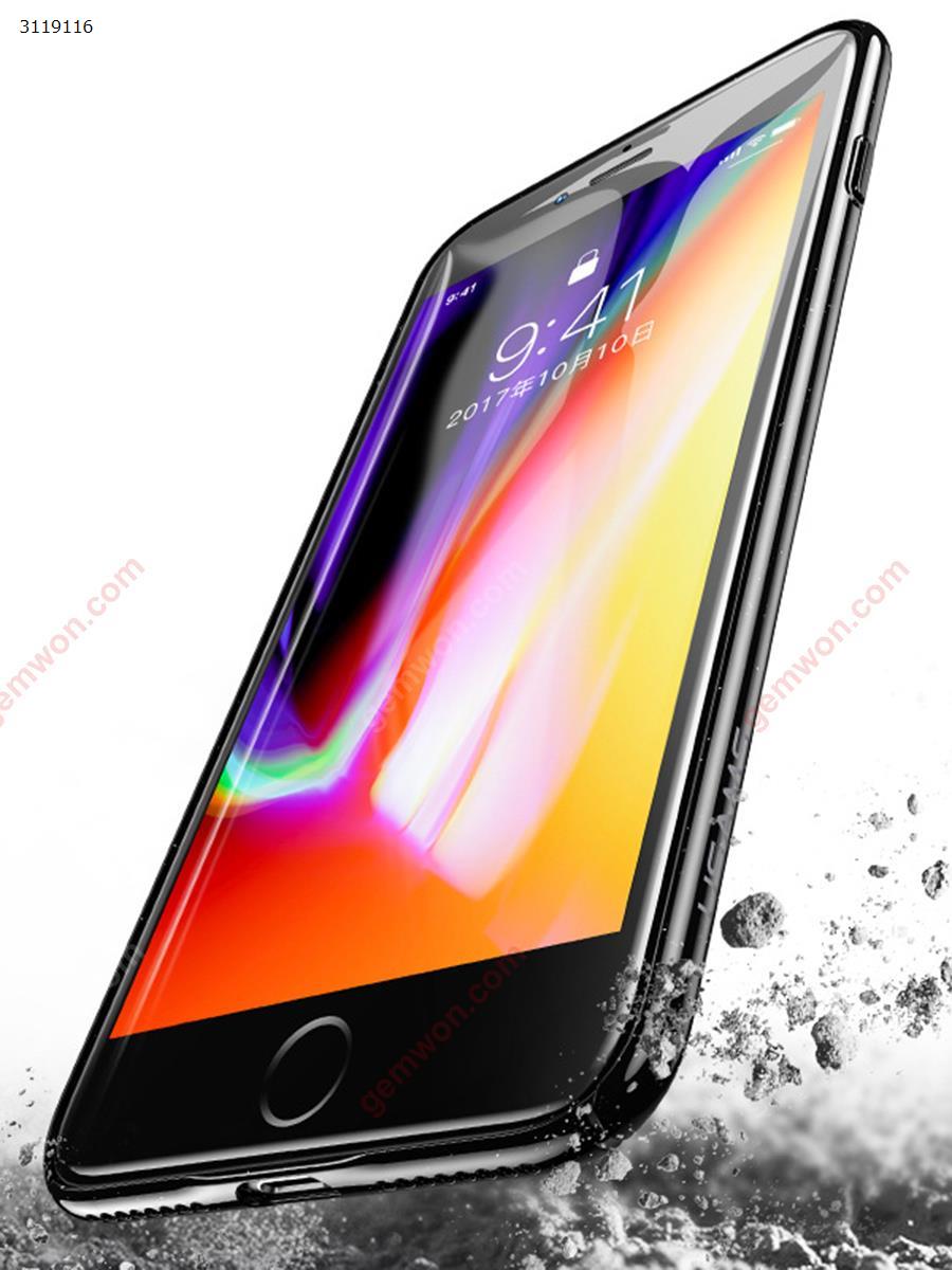 iphoneX plus Glass mirror phone shell，Support wireless charging，With the charge，black Case IPHONEX PLUS GLASS MIRROR PHONE SHELL