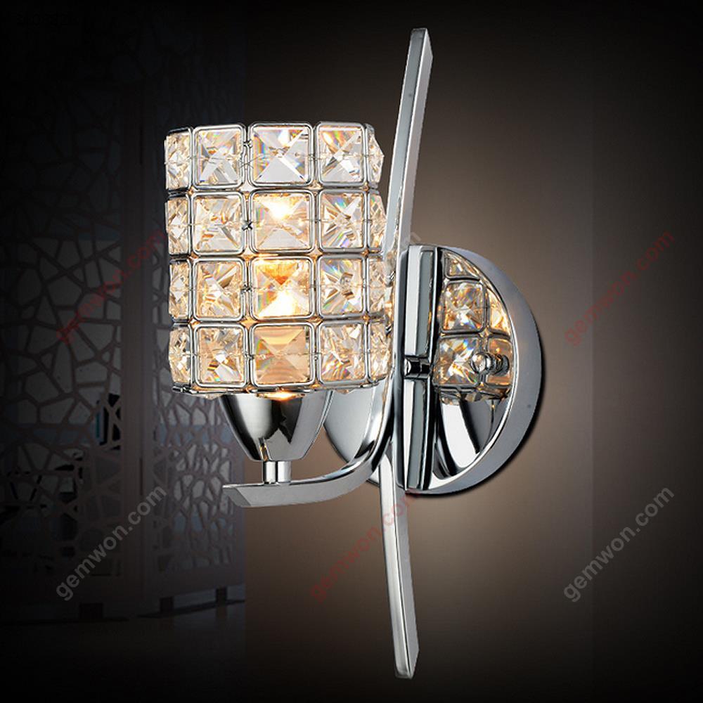 Modern Crystal Wall Lamp Sconce K9 E14 Bed room Stairs Aisle chandelier wall light fixture shade for Home Decor Luminaire Decorative light E14