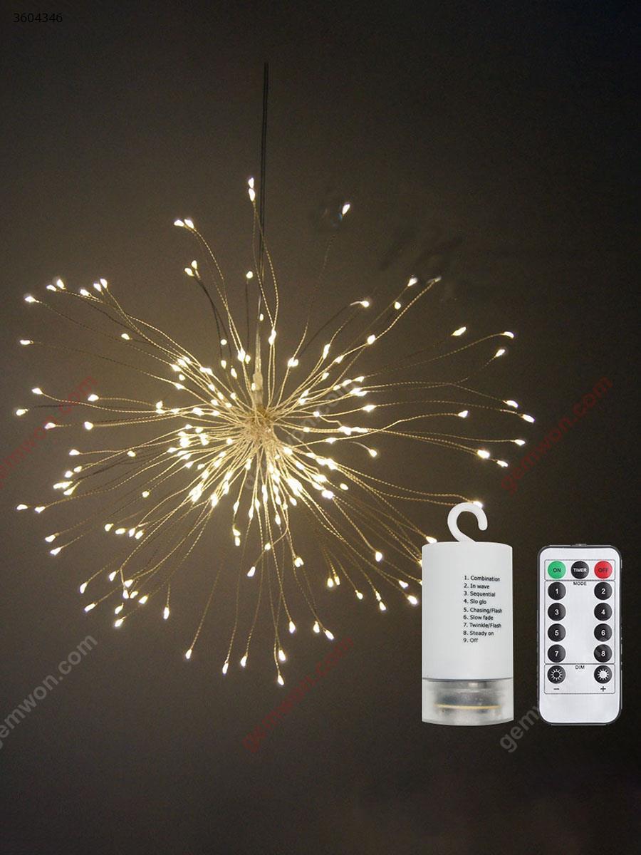 LED Wireless remote control waterproof battery box explosion ball copper string lights LED String Light N/A