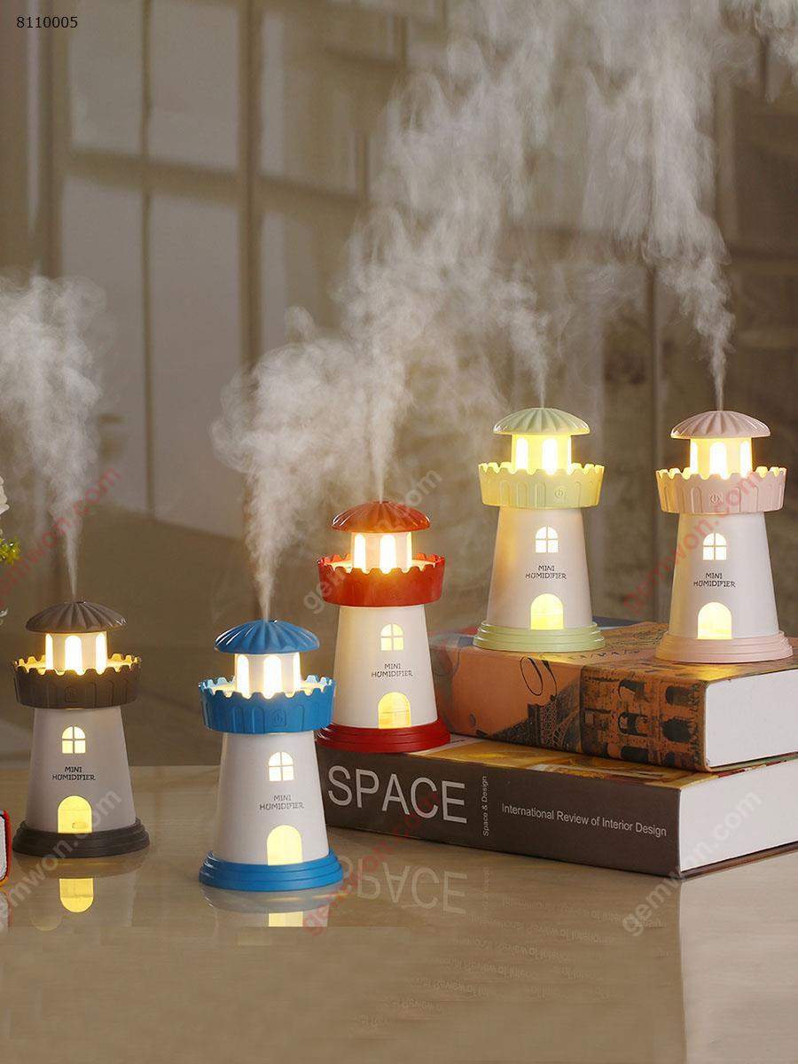 Lighthouse humidifier Creative night light USB humidifier Home silent atomizer Ultrasonic mini humidifier Smart Gift LLD-01