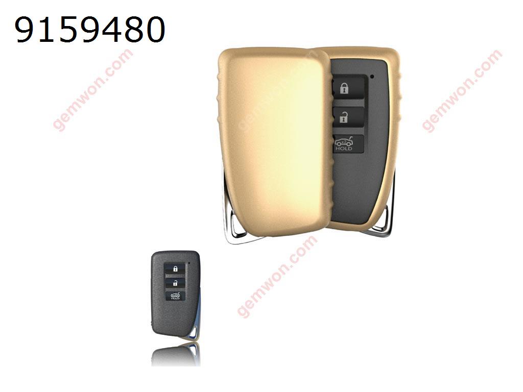 Lexus TPU soft key package ELS RX NX IS GS RC universal key shell-Gold matte Autocar Decorations TPU