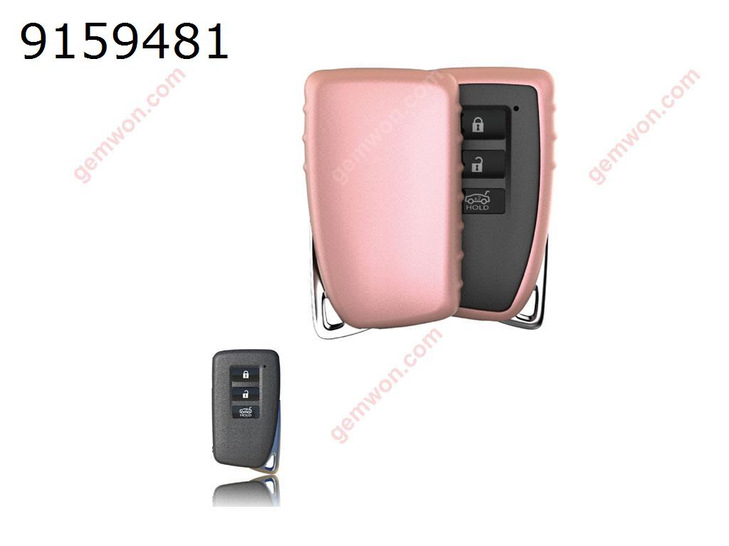 Lexus TPU soft key package ELS RX NX IS GS RC universal key shell-Pink matte Autocar Decorations TPU