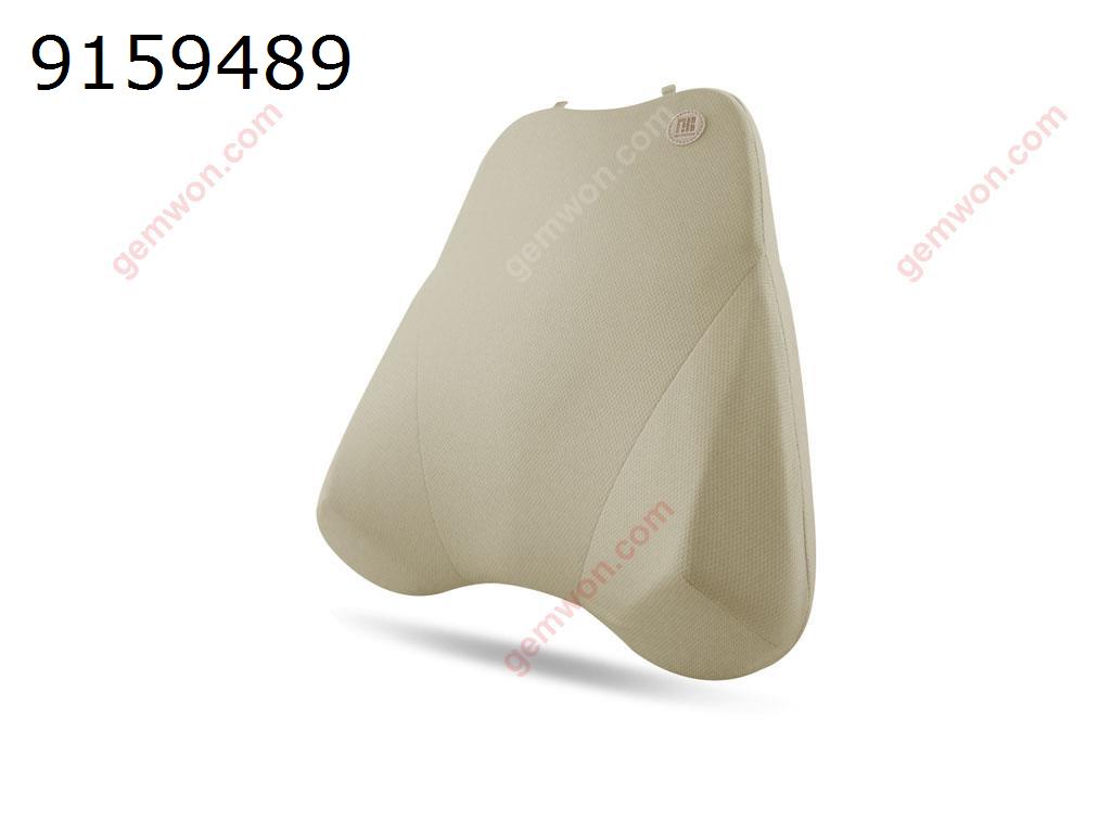 Fabric lumbar car backrest backrest-Beige Autocar Decorations KB