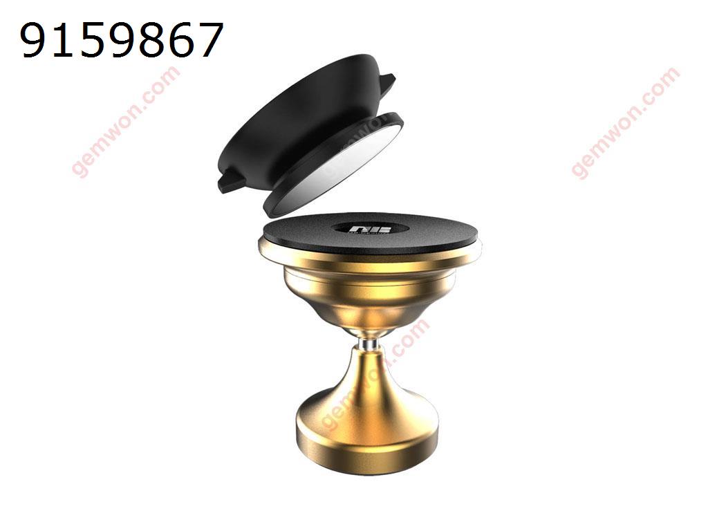 Universal Dashboard Magnetic Car Mount for Mobile Phones and Mini Tablets with Quick and Fast Capture Technology - Gold Other QB