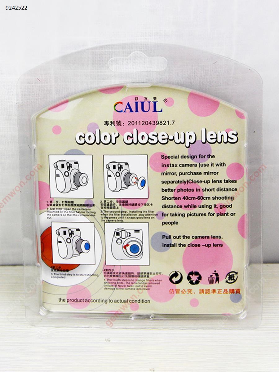 CAIUL Polaroid Camera mini7s 8 8+ 9 kitty Universal Special Effects Filter Set Heart Shaped Round Other N/A