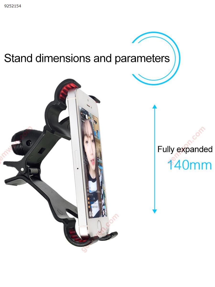 Microphone Floor Stand Live MV Microphone Stand Double Mobile Phone Clip karaoke Microphone Spray Stand Mobile Phone Mounts & Stands N/A