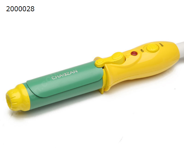 Student Dormitory Ceramic Glaze Mini Hair Curlers, Liu Hair Curlers, Perm Hair Rollers，Yellow and green