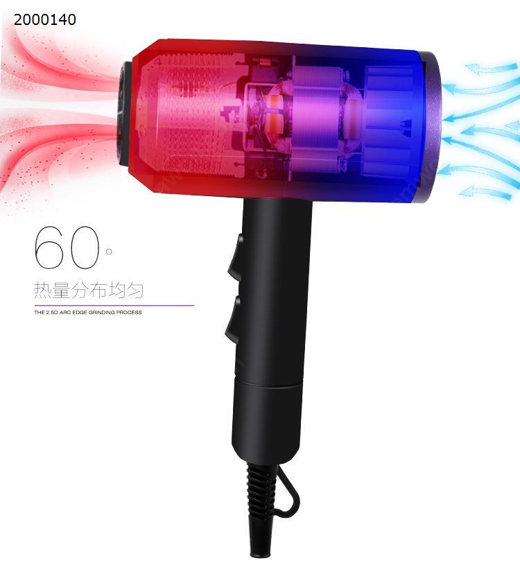 Household hair dryer high power anion temperature does not hurt the power generation hair salon hair dryer，black Personal Care  XL-6666