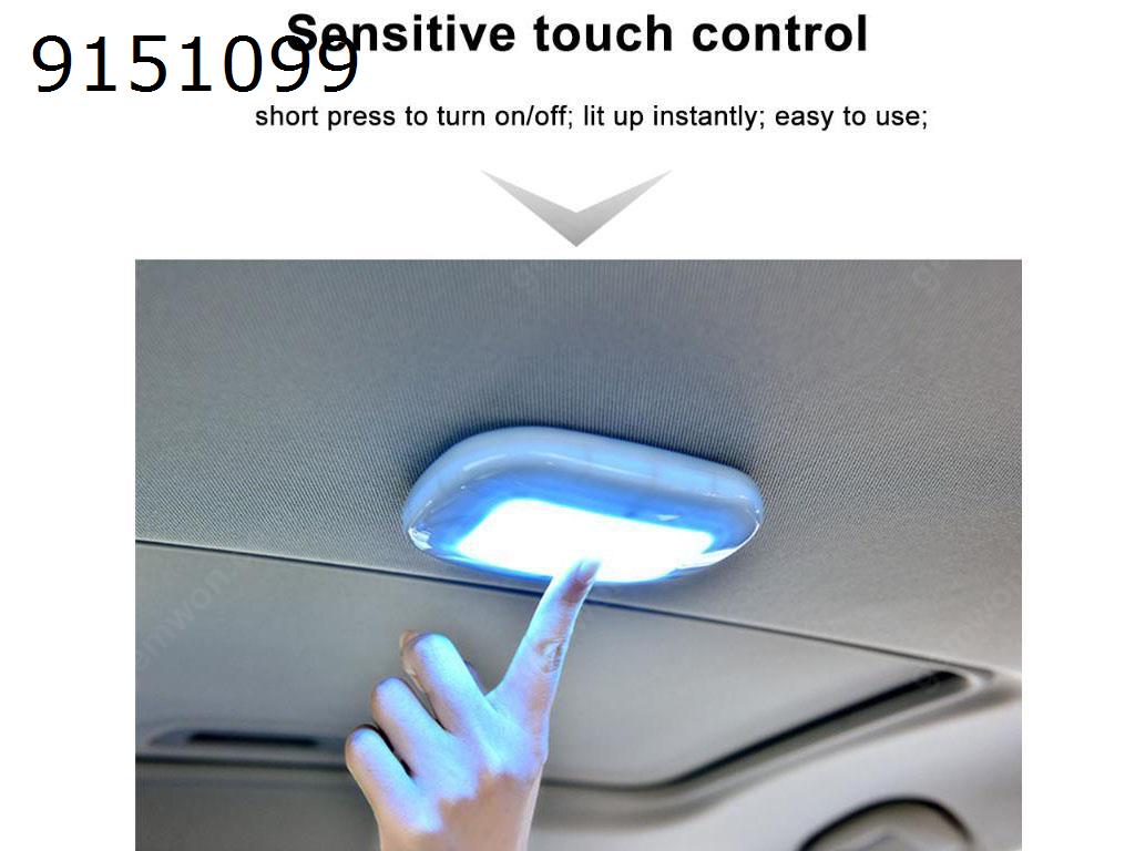 Universal USB White  Rechargeable LED Reading Light for Car Floor Room Roof Doom Ceiling Lamp Magnetic LED Night Light Lamp Auto Replacement Parts Y-975