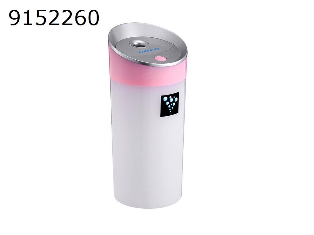 Car USB mini humidifier large capacity mute office desktop air conditioning room aromatherapy machine purification machine-Pink Car Appliances SMAL-1