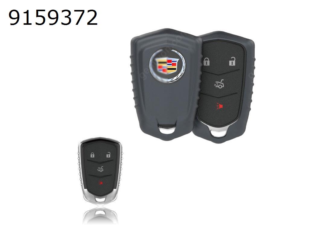 Cadillac ATSL/SRX/XTS Car Key Shell Plating TPU Key Pack（Black matte ） Autocar Decorations TPU