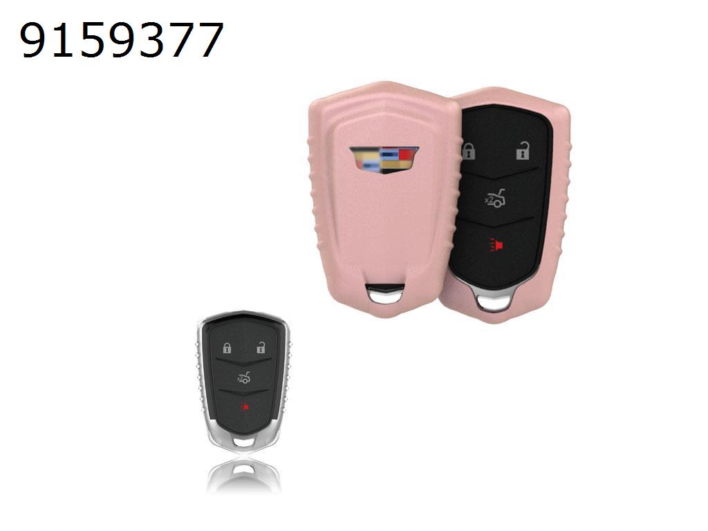 Cadillac ATSL/SRX/XTS Car Key Shell Plating TPU Key Pack（Pink  matte ） Autocar Decorations TPU