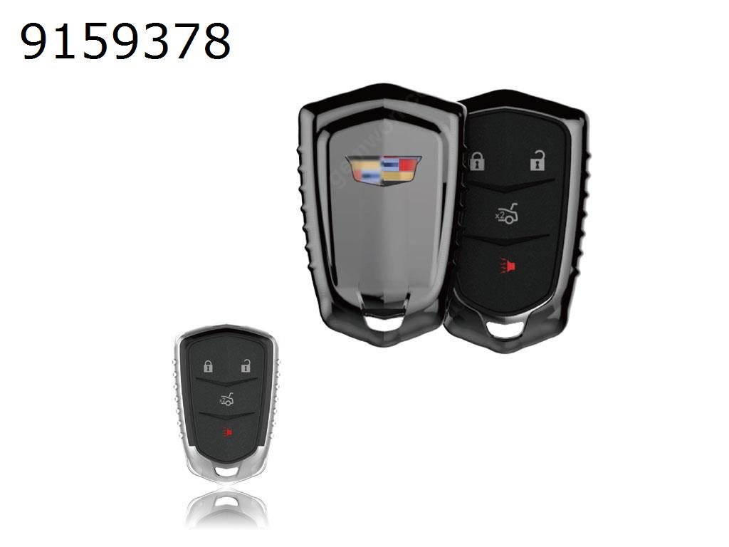 Cadillac ATSL/SRX/XTS Car Key Shell Plating TPU Key Pack（Black highlights） Autocar Decorations TPU